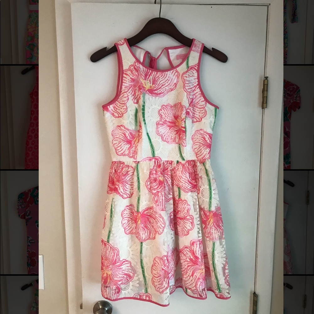 Lilly Pulitzer floral lace dress